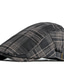 abordables Chapeaux homme-Homme Chapeau Béret Chapeau Beret Plein Air Quotidien Fin de semaine Boucle réglable Plaid Portable Confort Mode Noir