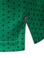 abordables polo classique-Homme T Shirt golf Pois Col rabattu Vert Jaune Bleu clair Blanche Plein Air du quotidien Manche Courte Bouton bas Imprimer Vêtement Tenue Coton Casual Confortable / Eté