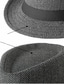 billige Hatter til herrer-Herre Hatt Bøttehatt Gate Hverdag Helg Trykt mønster Stripe Bærbar Komfort Pustende Mote Svart