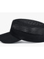 ieftine Pălării Bărbați-Bărbați Pălărie Șapcă de baseball Bască Flat Căciulă de camioner În aer liber Zilnic Plasă Buzunar reglabil Scrisă Portabil Respirabil Negru