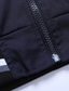 preiswerte Lässige Jacken-Herren Leichte Jacke Outdoorjacke Sommerjacke Bomberjacke Urlaub Alltagskleidung Langlebig Lässig / Alltäglich Tasche Herbst Winter Einfarbig Aufwärmen Komfort Stehkragen Regulär Schwarz Weiß Gelb