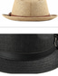 זול כובעים לגברים-בגדי ריקוד גברים כּוֹבַע כובע דלי רחוב לבוש ליום סוף שבוע קלוע צבע אחיד נייד קומפורט נושם אופנתי שחור