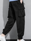 preiswerte Cargohosen-Herren Cargohose Cargohosen Jogginghose Jogger Hose Hosen Arbeitshose Freizeithose Kordelzug Elastische Taille Multi Pocket Glatt Komfort Atmungsaktiv In voller Länge Täglich Ausgehen Strassenmode