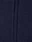 Χαμηλού Κόστους ανδρικό πουλόβερ πουλόβερ-Ανδρικά Πουλόβερ ζακέτα Κοτλέ Πλέκω Φερμουάρ Πλεκτό Μονόχρωμες Όρθιος γιακάς Θερμαντικά Σύγχρονη Σύγχρονη Καθημερινά Ρούχα Διακοπές Ρούχα Χειμώνας Φθινόπωρο Σκούρο γκρι Σκούρο Μπλε Μαρέν Τ M L