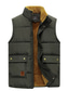 cheap Men&#039;s Downs &amp; Parkas-Men&#039;s Puffer Jacket Down Vest Outdoor Casual Date Casual Daily Office &amp; Career Solid / Plain Color Outerwear Clothing Apparel Dark Grey Green Blue / Winter