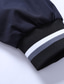 preiswerte Lässige Jacken-Herren Leichte Jacke Outdoorjacke Sommerjacke Bomberjacke Urlaub Alltagskleidung Langlebig Lässig / Alltäglich Tasche Herbst Winter Einfarbig Aufwärmen Komfort Stehkragen Regulär Schwarz Weiß Gelb