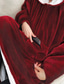 cheap Robes-Men&#039;s Pajamas Nightgown Wearable Blanket Hoodie Blanket Pure Color Fashion Simple Plush Home Polyester Warm Breathable Hoodie Long Robe Pocket Hoodie Winter Black Red Red / Flannel