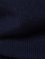 baratos suéter pulôver masculino-Homens Sueter Cardigan Estriado Tricotar Zíper Tricotado Cor imaculada Colarinho Clerical Aquecimento Contemporâneo Moderno Roupa Diária Férias Roupa Inverno Outono Cinzento Escuro Azul Marinho Escuro