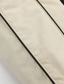 Χαμηλού Κόστους Ανδρικά Μπουφάν &amp; Παλτό-Ανδρικά Casual Jacket Ανθεκτικό Καθημερινά Καθημερινά Ρούχα Διακοπές Να πάω Φερμουάρ Χωρίς Γιακά Ανατομικό Χαλάρωση Σακάκι Εξωτερικά ενδύματα Συμπαγές / Απλό χρώμα Τσέπη Μπεζ Μαύρο
