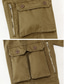 Χαμηλού Κόστους Στρατιωτικά παντελόνια-Ανδρικά Παντελόνια με τσέπες Παντελόνι Fleece Παντελόνια Τακτικό Κουρελού Πολλαπλή τσέπη Μονόχρωμο Ζεστό Πλήρες μήκος Causal Καθημερινά 100% Βαμβάκι Βασικό Πυκνώνω Μαύρο Πράσινο Χακί Ανελαστικό