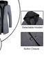 Χαμηλού Κόστους Ανδρικά Μπουφάν &amp; Παλτό-Ανδρικά Χειμερινό παλτό Μάλλινο Παλτό Πανωφόρι Καθημερινά Ρούχα Εξόδου Χειμώνας Μαλλί Διατηρείτε Ζεστό Πλένεται Εξωτερικά ενδύματα Ρούχα Μοντέρνα Θερμαντικά Μονόχρωμο Αποσπώμενη κουκούλα Με Κουκούλα
