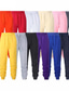 cheap Sweatpants-Men&#039;s Sweatpants Fleece Pants Winter Pants Solid Color Plain Warm Soft Full Length Casual Daily Stylish Trousers Slim Green Purple