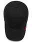 זול כובעים לגברים-בגדי ריקוד גברים כּוֹבַע כובע בייסבול בָּחוּץ יומי רקמה מתכוונן אבזם אותיות נייד נושם שחור