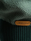 tanie sweter męski sweter-Męskie Pulower Prążkowany Robić na drutach Dzianiny Kolorowy blok Okrągły Zatrzymujący ciepło Współczesny współczesny Biznes Dzienne zużycie Odzież Zima Jesień Zielony Granatowy M L XL / Długi rękaw