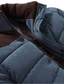 Χαμηλού Κόστους Ανδρικά Μπουφάν &amp; Παλτό-Ανδρικά Χειμερινό παλτό Ενισχυμένο Ανθεκτικό Καθημερινά Καθημερινά Ρούχα Διακοπές Να πάω Φερμουάρ Όρθιος γιακάς Ανατομικό Χαλάρωση Σακάκι Εξωτερικά ενδύματα Συνδυασμός Χρωμάτων Τσέπη