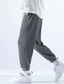tanie spodnie codzienne-Męskie Uprawiający jogging Spodnie Spodnie codzienne Kieszeń Ściągana na sznurek Elastyczny pas Jednokolorowe Komfort Oddychający Pełna długość Codzienny Wyjściowe Streetwear Elegancki Codzienny