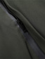 halpa Miesten takit-miesten tuulitakki kestävä vapaa-ajan / päivittäiset vaatteet lomalla mukana vetoketju hupullinen mukavuus vapaa-ajan takki päällysvaatteet kiinteä / yksivärinen tasku sotilaallinen vihreä beige musta