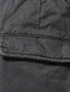 ieftine Pantaloni Cargo-Bărbați Pantaloni Cargo Pantaloni din lână Pantaloni de iarnă Pantaloni Multi Buzunare Simplu Cald Zilnic Ieșire Haine de strada Șic &amp; Modern Casual Verde Militar Negru Micro-elastic