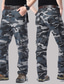 ieftine Pantaloni Cargo-Bărbați Pantaloni Cargo Pantaloni Multi Buzunare Picior drept Culoare Camuflaj Confort Respirabil Lungime totală Casual Zilnic Ieșire Sport Stilat Verde Militar Albastru piscină Inelastic