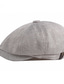 Χαμηλού Κόστους Ανδρικά καπέλα-Ανδρικά Καπέλο Μπερές Δρόμος Καθημερινή Ένδυση Σαββατοκύριακο Καρφί Ρυθμιζόμενη πόρπη Μονόχρωμες Φορητό Άνεση Αναπνέει Μοντέρνα Μαύρο