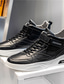 Χαμηλού Κόστους Ανδρικά Sneakers-Ανδρικά Αθλητικά Παπούτσια παπούτσια Αθλητικό Καθημερινό ΕΞΩΤΕΡΙΚΟΥ ΧΩΡΟΥ Καθημερινά Περπάτημα PU Μαύρο Χακί Μπεζ Φθινόπωρο Άνοιξη