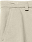halpa Chinot-Miesten Khakin housut Tasku Suora jalka Geometria Mukavuus Täyspitkä Koti Kausaliteetti Päivittäin Tvilli Katutyyli Tyylikäs Musta Khaki Mikrojoustava