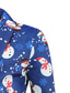 economico Giubbotti e cappotti da uomo-Per uomo Cappotto Collo ripiegabile Tasche Blu Di tendenza Natale Autunno inverno
