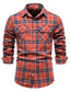 levne Košile k obleku-pánská košile pruhovaná turndown klasický límeček denní nošení topy s dlouhým rukávem na zapínání hip hop pláž černá / bílá / podzim
