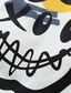 billiga Herrjackor och -rockar-Herr Kappa Varm Sport &amp; Utomhus Dragkedja Hiphop-graffiti 3D-tryckt grafik Luvtröja Mode Jacka Ytterkläder Långärmad Pälskrage Höst vinter