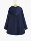 cheap Coats &amp; Trench Coats-Women&#039;s Plus Size Parka Button Pocket Plain Outdoor Causal Long Sleeve Hooded Regular Winter Fall Dark Green Dark Blue Red L XL XXL 3XL 4XL