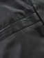 Χαμηλού Κόστους Ανδρικές Γούνες &amp; Δέρματα-Ανδρικά Jeci Piele Μπουφάν Biker Καθημερινά Ρούχα Δουλειά Χειμώνας Μακρύ Παλτό Κανονικό Διατηρείτε Ζεστό Καθημερινό Καθημερινά Σακάκια Μακρυμάνικο Μονόχρωμες Με Ζώνη Κόκκινο Ανοικτό Καφέ Μαύρο