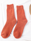 Χαμηλού Κόστους ανδρικές κάλτσες-Ανδρικά 3 Ζεύγη Κάλτσες Μάλλινες Κάλτσες Κοντές Κάλτσες Καθημερινές Κάλτσες Χειμερινές κάλτσες Μοντέρνα Ανατομικό Μονόχρωμο Causal Καθημερινά Ζεστό Χειμώνας Μαύρο Θαλασσί