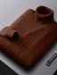 Χαμηλού Κόστους ανδρικό πουλόβερ πουλόβερ-Ανδρικά Πουλόβερ Κοτλέ Πλέκω Με κοψίματα Πλεκτό Συμπαγές Χρώμα Ζιβάγκο Διατηρείτε Ζεστό Σύγχρονη Σύγχρονη Δουλειά Καθημερινά Ρούχα Ρούχα Φθινόπωρο &amp; Χειμώνας Κάμελ Κρασί M L XL