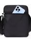 Χαμηλού Κόστους Ανδρικές τσάντες-Ανδρικά Σταυρωτή τσάντα Ύφασμα της Οξφόρδης Καθημερινά Φερμουάρ Συμπαγές Χρώμα Μαύρο Θαλασσί Καφέ