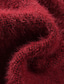 abordables suéter de la rebeca de los hombres-Hombre Suéter de punto Puente Waffle Tejer Recortado De Punto Color sólido Cuello Barco Básico Elegante Exterior Diario Otoño Invierno Negro Azul Piscina M L XL / Algodón / Manga Larga