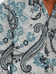 cheap Men&#039;s Printed Shirts-Men&#039;s Shirt Floral Graphic Prints Turndown Red Blue Purple 3D Print Outdoor Street Long Sleeve Button-Down Print Clothing Apparel Fashion Designer Casual Soft