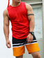 cheap Gym Tank Tops-Men&#039;s Tank Top Vest Undershirt Sleeveless Shirt Solid Colored Crew Neck Street Sports Sleeveless Clothing Apparel Fashion Casual Comfortable Big and Tall