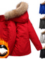 Χαμηλού Κόστους Ανδρικά Πουπουλένια Downs &amp; Παρκά Μπουφάν-Ανδρικά Πουπουλένιο Μπουφάν Puffer Χειμωνιάτικα μπουφάν Παρκάς Διατηρείτε Ζεστό Δουλειά Καθημερινά Ρούχα Μονόχρωμες Εξωτερικά ενδύματα Ρούχα Σκούρο γκρι Μαύρο Βαθυγάλαζο