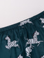 cheap Sleep Bottom-Men&#039;s Sleepwear Silk Boxers Animal Simple Casual Comfort Home Faux Silk Comfort Breathable Short Pant Shorts Elastic Waist Summer Fuchsia Royal Blue