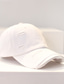 olcso Férfi kalapok-Férfi Kalap Baseball sapka Hétköznapi viselet Vakáció Alap Egyszínű / Sima szín Könnyű anyagok Kényelmes Fekete