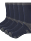 Χαμηλού Κόστους ανδρικές κάλτσες-Ανδρικά 5 Ζεύγη Κάλτσες Κάλτσες συμπίεσης Κοντές Κάλτσες Μοντέρνα Ανατομικό Βαμβάκι Συνδυασμός Χρωμάτων Γράμμα Causal Καθημερινά Αθλητικά Μεσαίο Άνοιξη, Φθινόπωρο, Χειμώνας, Καλοκαίρι Μαύρο Θαλασσί