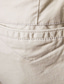 cheap Chino Shorts-Men&#039;s Shorts Chino Shorts Bermuda shorts Work Shorts Pocket Elastic Waist Plain Comfort Outdoor Knee Length Casual Daily Holiday 100% Cotton Twill Streetwear Stylish Black Pink Micro-elastic