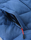 cheap Men&#039;s Downs &amp; Parkas-Men&#039;s Winter Jacket Down Jacket Puffer Jacket Parka Print Work Daily Wear Warm Winter Pure Color Black Blue Orange Green Puffer Jacket