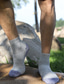 levne pánské ponožky-Pánské 6 párů Ponožky Kompresní ponožky sady ponožek Módní Pohodlné Bavlna Jednobarevné Ležérní Denní Sport Teplé Jaro. Podzim. Zima. Léto Tmavě šedá+světle šedá Černá