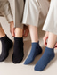 Χαμηλού Κόστους ανδρικές κάλτσες-Ανδρικά 3 Ζεύγη Κάλτσες Καλτσάκια Χαμηλές Κάλτσες Καθημερινές Κάλτσες Μοντέρνα Ανατομικό Βαμβάκι Μονόχρωμο Causal Καθημερινά Λεπ΄το Φθινόπωρο Άνοιξη Καλοκαίρι Πράσινο του τριφυλλιού Μαύρο