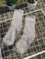 Χαμηλού Κόστους ανδρικές κάλτσες-Ανδρικά 5 Ζεύγη Κάλτσες Καλτσάκια Καλτσοδέτες Καθημερινές Κάλτσες Μοντέρνα Ανατομικό Βαμβάκι Μονόχρωμο Causal Καθημερινά Μεσαίο Φθινόπωρο &amp; Χειμώνας Μαύρο Γκρίζο