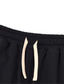 ieftine Pantaloni Sport-pantaloni de trening pentru bărbați, 100% bumbac, pantaloni de iarnă, pantaloni terry, șnur, talie elastică, picior drept, culoare uni, confort, cald, casual, zilnic, îmbrăcăminte stradală, sport, gri verde, negru, micro-elastic