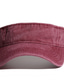 お買い得  メンズハット-男性用 帽子 バイザーハット デイリーウェア バケーション ベーシック 単色/無地 サンケア 軽量素材 便利 ブラック
