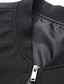 Χαμηλού Κόστους Ανδρικά Μπουφάν &amp; Παλτό-Ανδρικά Casual Jacket Επιχείρηση Καθημερινά Ρούχα Εξόδου Φερμουάρ Όρθιος γιακάς Θερμαντικά Ανατομικό Χαλάρωση Σακάκι Εξωτερικά ενδύματα Συμπαγές Χρώμα Φερμουάρ Τσέπη Μαύρο Χακί Γκρίζο