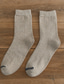 ieftine ciorapi barbatesti-Bărbați 5 perechi Șosete Șosete Medii Șosete casual Modă Confortabili Bumbac Mată Casual Zilnic Cald Toamna iarna Trifoi Negru